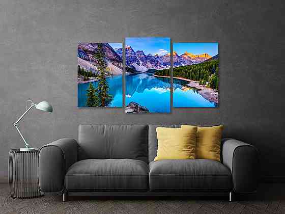 Модульна картина у вітальню/ спальню  Гірський пейзаж   Art-552_3 Київ