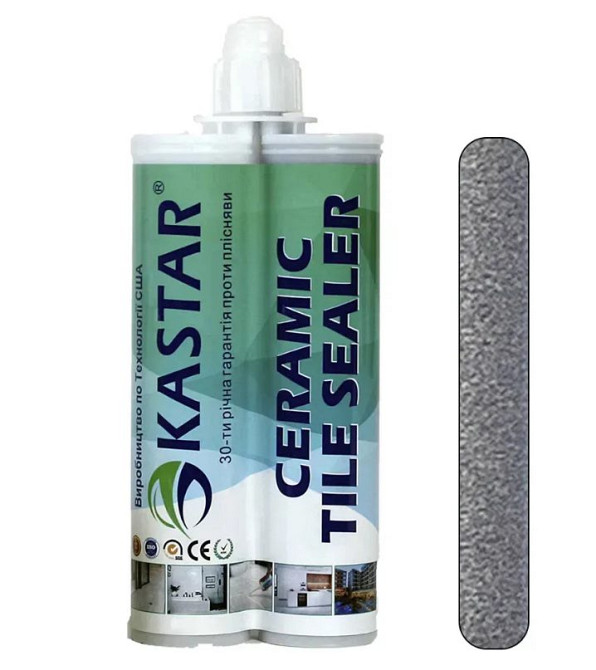 Епоксидна фуга для швів Kastar Ceramic Tile Sealant K11 темно-сірий 400 мл Київ - фото 1