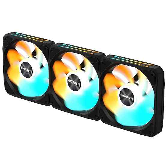 Вентилятор Gigabyte EZ Chain RVS Fan 120 3-Pack Black (GP-GBT EZRVSFAN1203) ( 16200 ) Харків