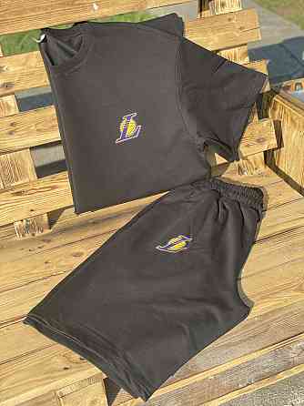 Костюм комплект Oversize літній Unisex  - Lakers (шорти + футболка) Чернівці