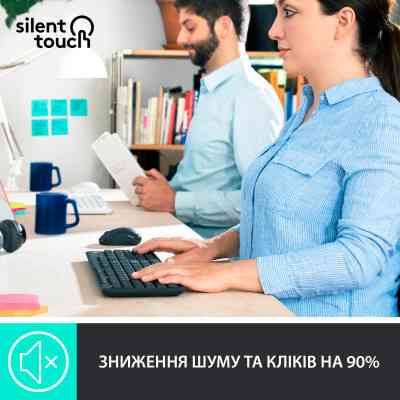 Комплект Logitech MK295 Silent UA Graphite (920-009800) Вінниця