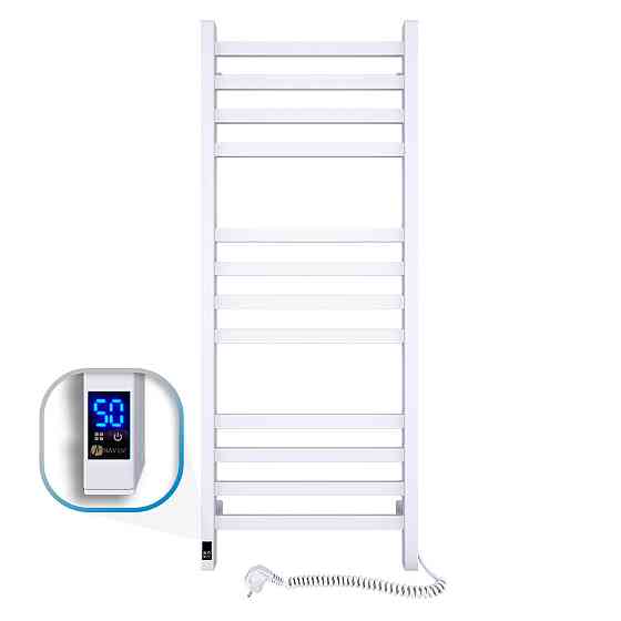 Полотенцесушитель электрический NAVIN Авангард 480х1200 Sensor с таймером, белый (12-028053-4812) Киев