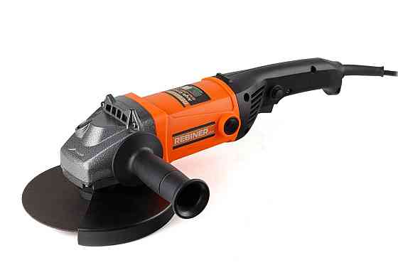Кутова шліфмашина Rebiner RAG-2150 (180 мм, 2150 Вт) – Потужна болгарка турбінка з гарантією 36 міс Львів