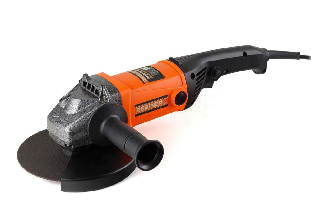 Кутова шліфмашина Rebiner RAG-2150 (180 мм, 2150 Вт) – Потужна болгарка турбінка з гарантією 36 міс Львів - фото 6