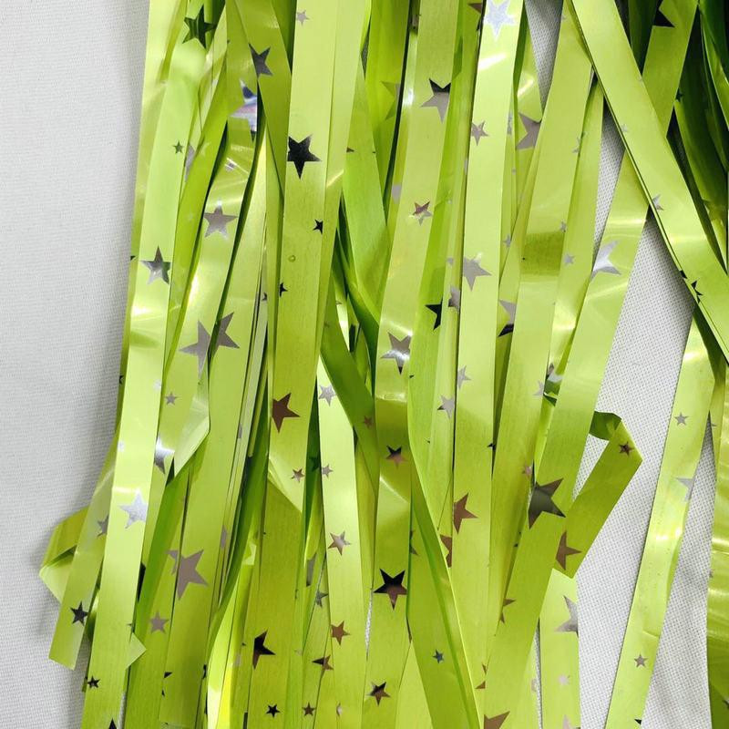Шторка для фотозоны матовая с принтом звезд 2 м на 1 м салатовый Киев - изображение 2