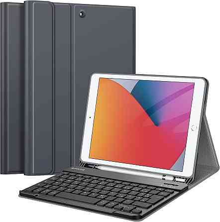 Фирменный чехол-клавиатура Fintie для iPad 10.2 дюймов 8-го и 7-го поколения 2020/2019 с держателем для карандашей Днепр