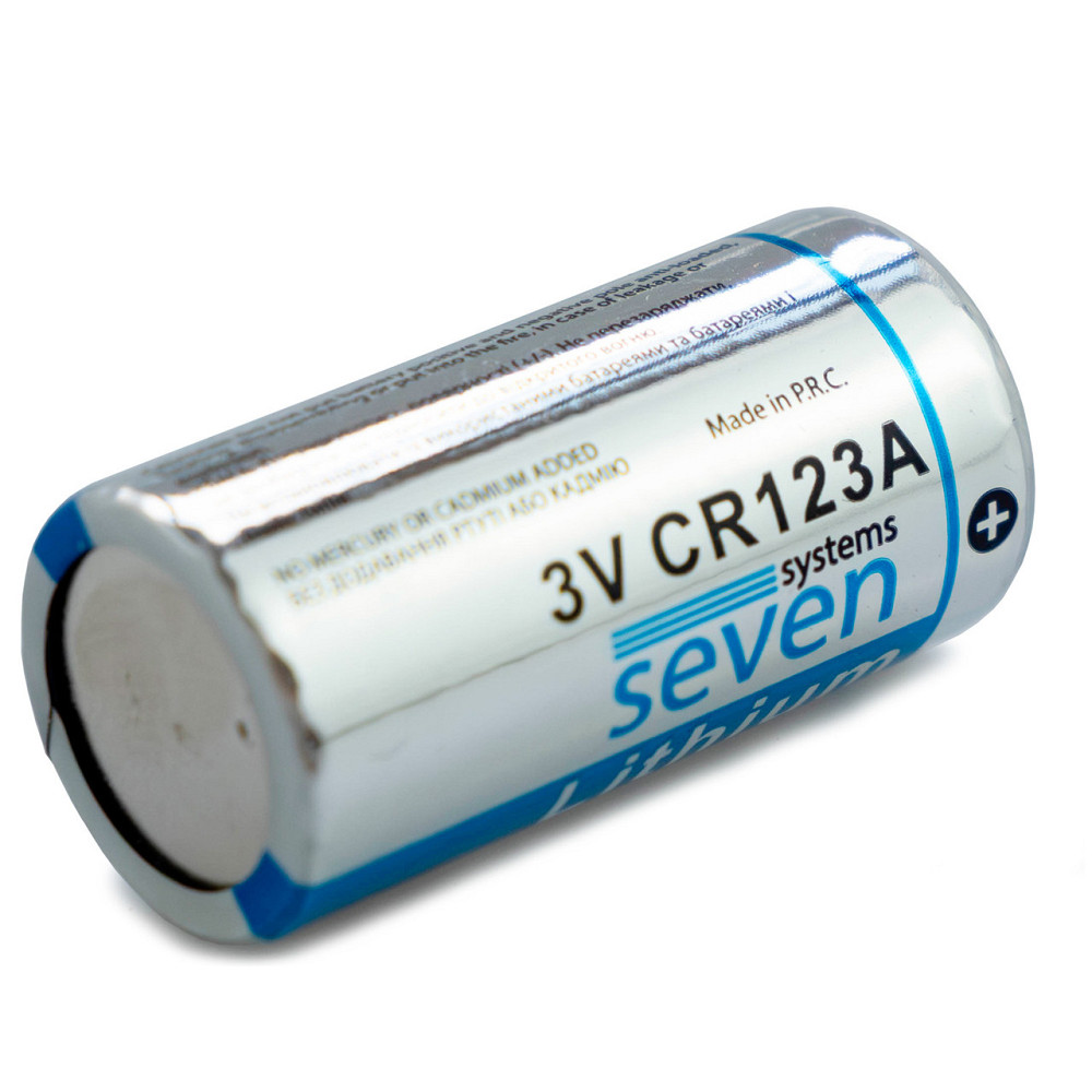 Батарейка SEVEN CR123A Lithium 3V 1 шт Київ - фото 7