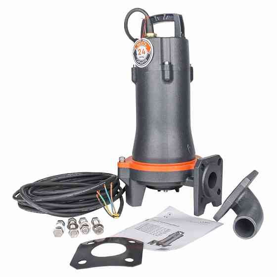 LEO Насос канализационный 380В 3кВт Hmax 25.5м Qmax 430л/мин (с режущим механизмом) LEO 3.0 50S Коломыя