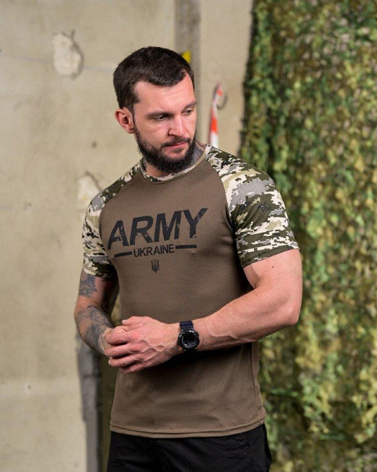 Футболка Army вставки піксель ПП7681 Одеса - фото 2