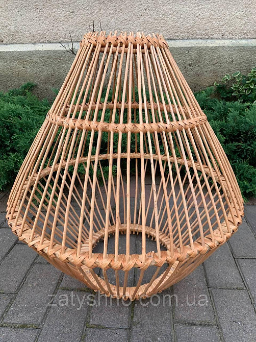 Люстра- торшер плетеный  ротанг, лоза Киев - изображение 1