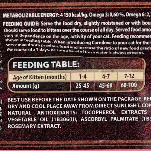 Корм сухой Carnilove Cat Kitten для котят с лососем и индейкой 2 кг Киев