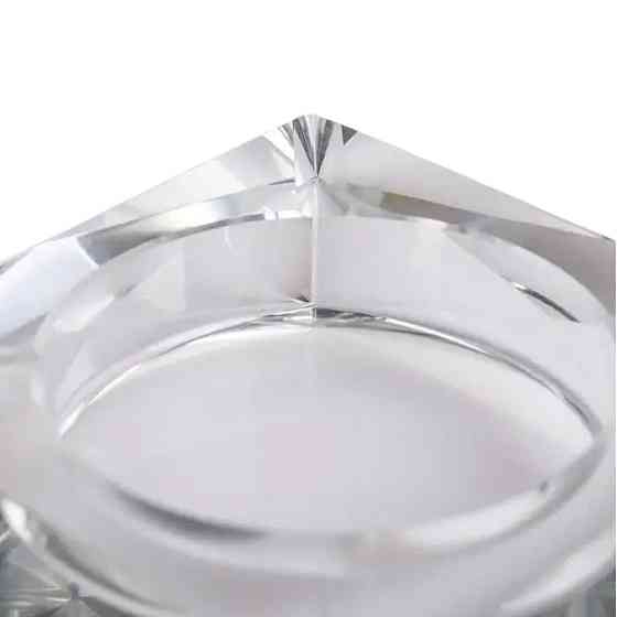 Скляна попільничка для сигарет 13х13х4 см попільничка квадратна настільна HP-4-132 Київ