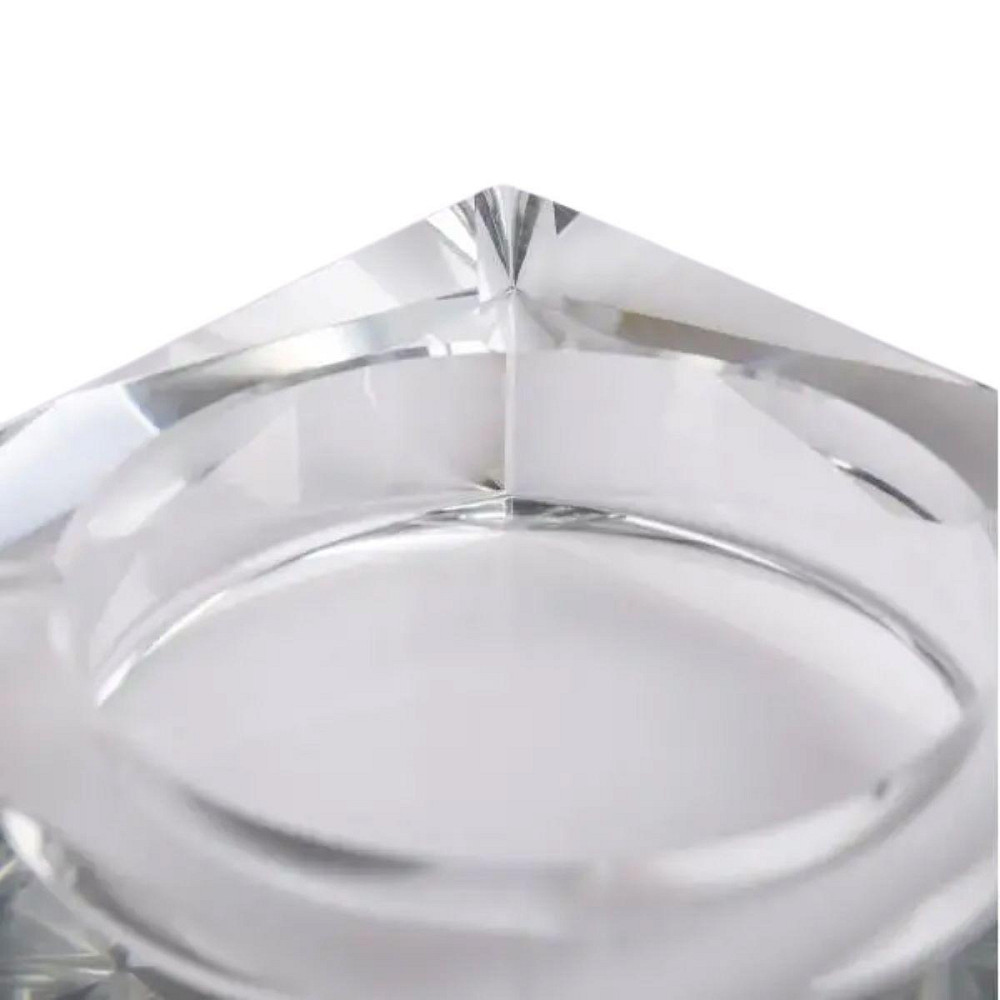 Скляна попільничка для сигарет 13х13х4 см попільничка квадратна настільна HP-4-132 Київ - фото 3