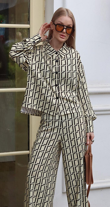 Брючний костюм із сорочкою Київ - фото 1