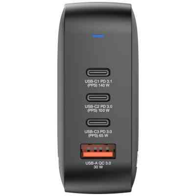 Зарядний пристрій Verbatim MiniGaN 165 W 4 ports (3xUSB-C/1xUSB-A) (32216) Вінниця