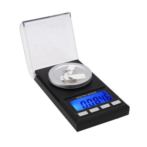 Ваги для вимірювання ваги коштовностей 100г, 0.001г точность Кишенькові на батарейках MA-48 Львів - фото 7