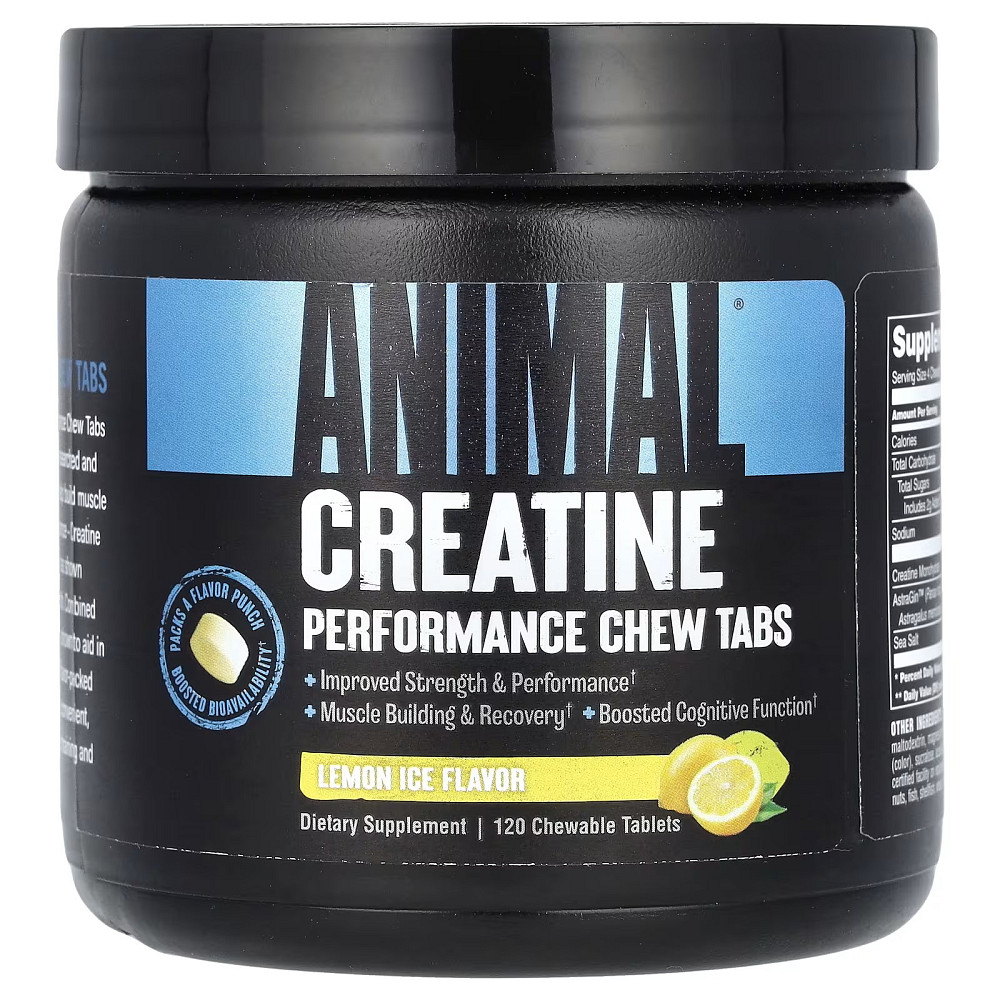 Креатин Universal Animal Creatine chews 120chewables 30serv (Lemon Ice) Луцьк - фото 1