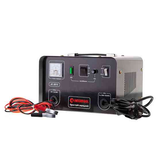 Устройство зарядное 12/24 В, 0.6 кВт, 30 А, 20-400 Аг INTERTOOL AT-3015 Киев