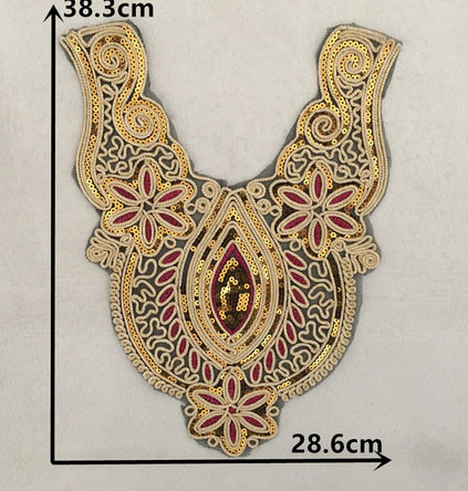 Аппликация воротник пришивная в египетском стиле Киев - изображение 1