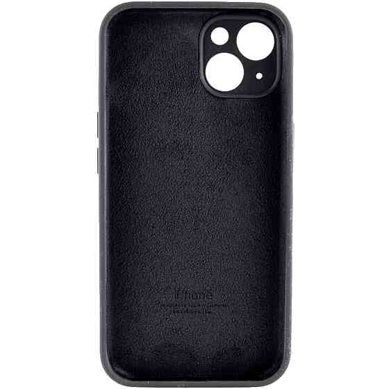 Чохол для смартфона Silicone Full Case AA Camera Protect for Apple iPhone 15 14,Black Киев