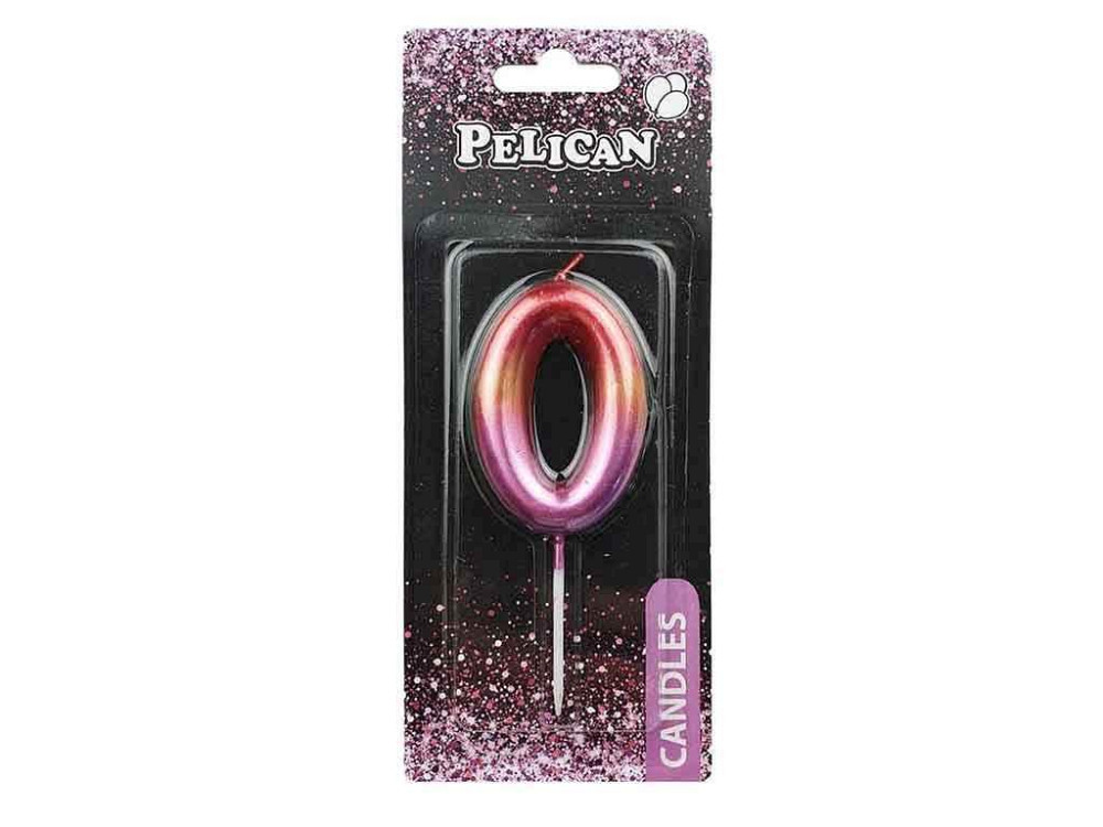 Свічка для торта, 0 РАЙДУЖНА 6см. 866060 ТМ PELICAN   Solmir Киев - изображение 1