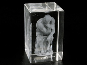 Фигурка Философ голограмма в хрустале Киев - изображение 1