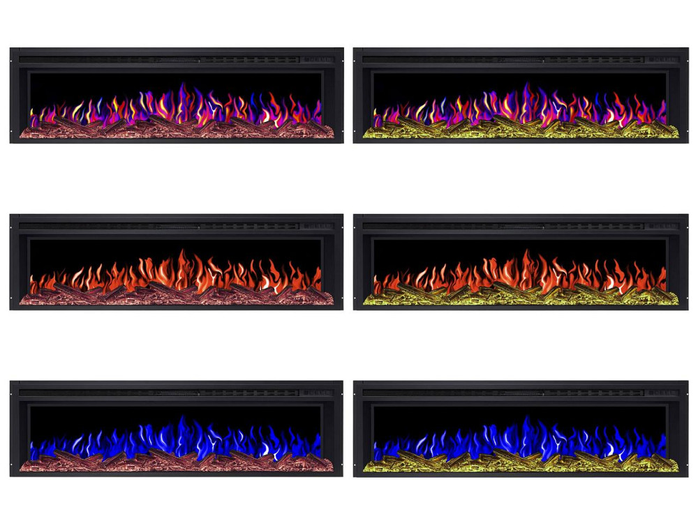 Електрокамін ArtiFlame AF58 Multicolor з обігрівом і звуком горіння вогню Київ - фото 6