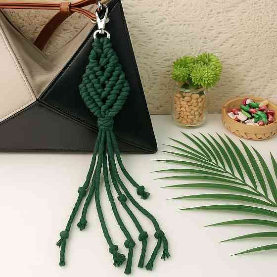 Набор макраме ручного вязания и для рукоделия брелока 