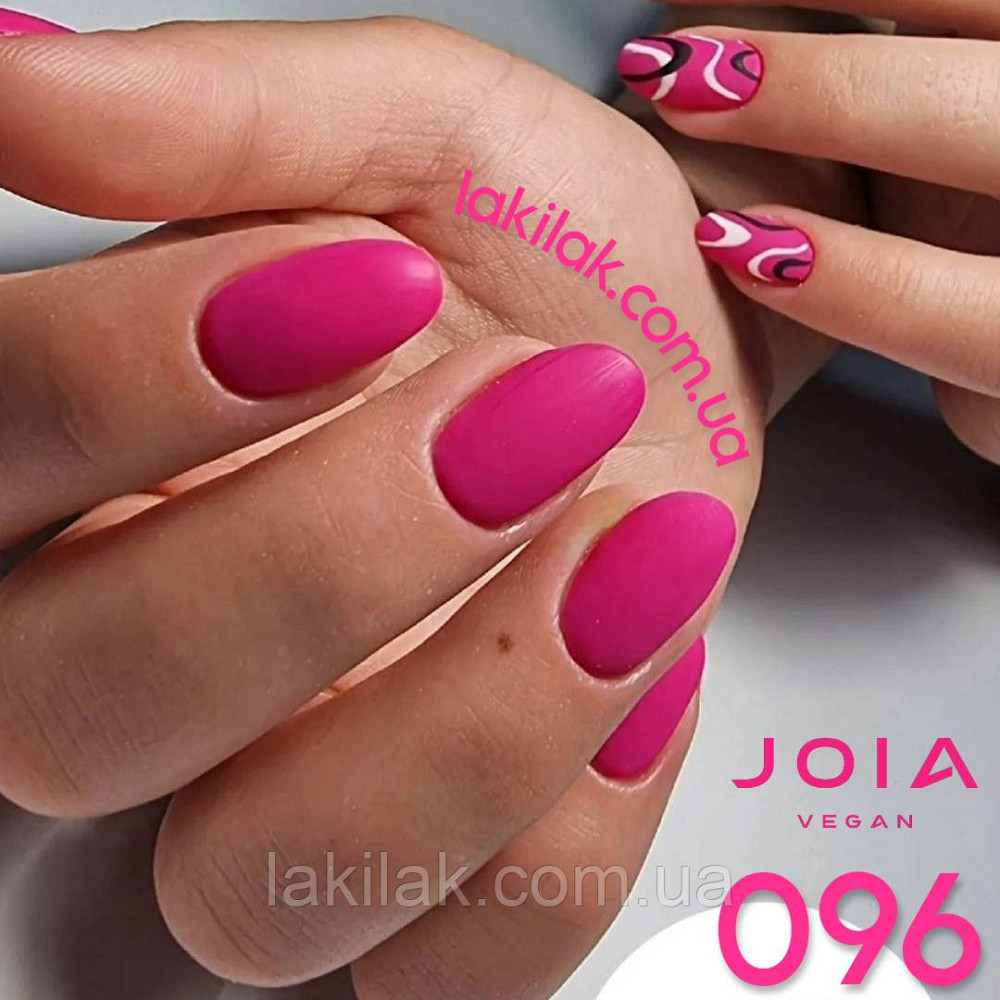 Гель-лак JOIA vegan 096 насичений рожевий, 6 мл Херсон - фото 1