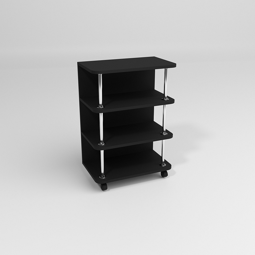 Тумба мобильная ТМ-3, Антрацит, 500/300/700 Львов - изображение 2