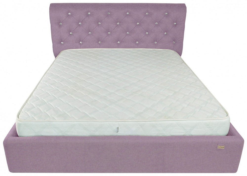 Кровать London Comfort 140 х 190 см Fibril 24 C1 С подъемным механизмом и нишей для белья Темно-розовый Днепр - изображение 9