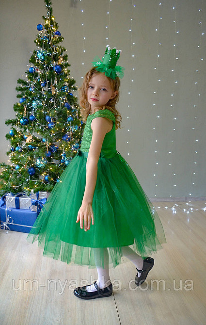 Сукня Весни Зелене ошатне пишне плаття 98-128 Кривий Ріг - фото 7