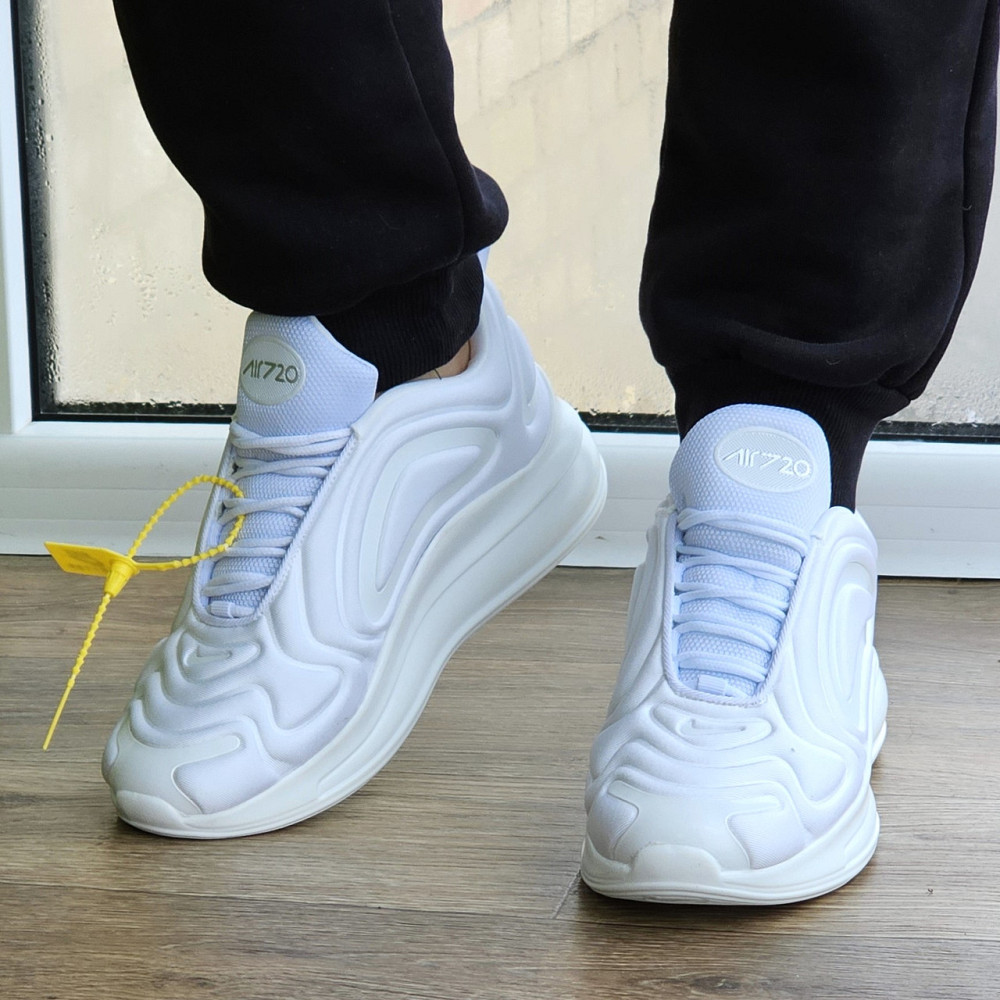 Кроссовки Nike 720 Белые Мужские Найк с Амортизацией (размеры: 40,41,42,43,44,45) Видео Обзор Днепр - изображение 3