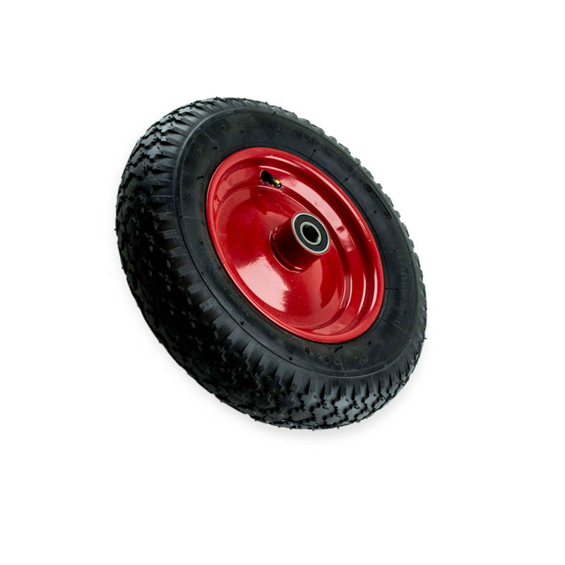 Колесо зборі тачка 3,50-8 диск під вісь 20 мм без осі Мукачево - фото 1