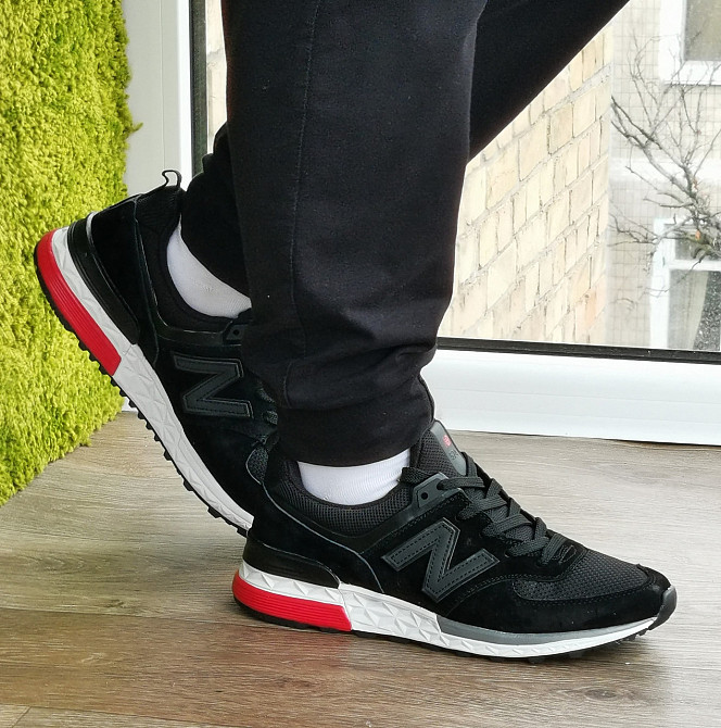 Мужские Кроссовки New Balnce 574 Черные Нью Баланс (размеры: 41,42,43,44,45) Днепр - изображение 2