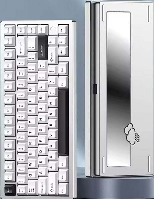 Бездротова ігрова механічна клавіатура wob rainy 75 gasket 75% Київ - фото 4