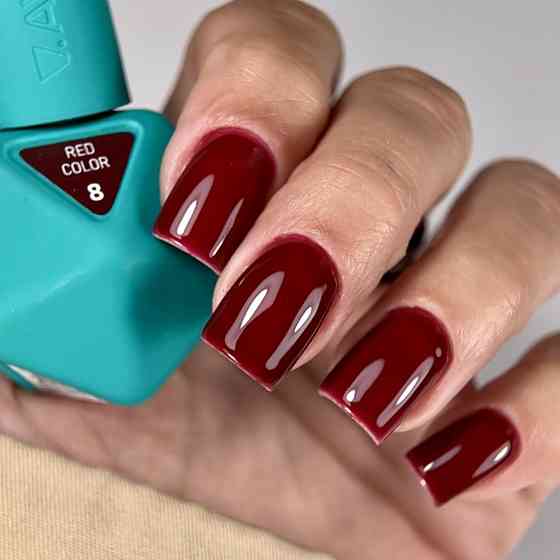 Гель-лак Victoria Avdeeva Red Color 08 (червоний) 12 мл HEMA & TPO FREE Херсон