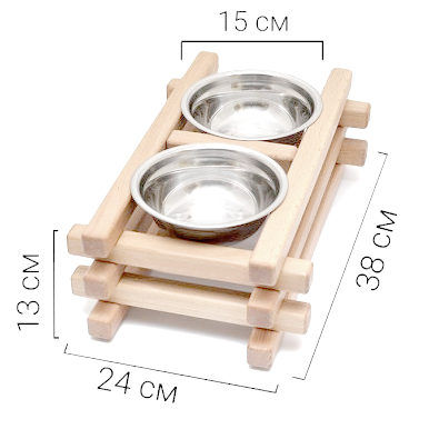 Подставка под миски для кошек 