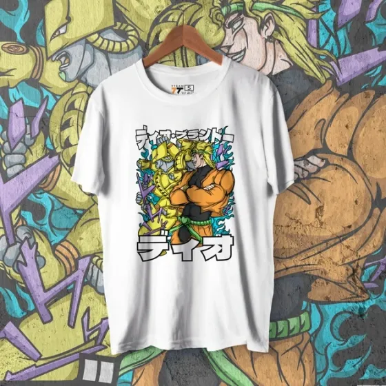 Футболка для подростка мальчика с принтом Джо Джо Дио Брандо W Размер 160 Anime10623 Днепр