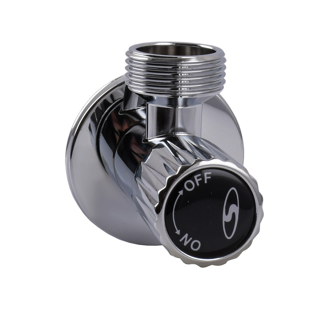 !Кран кутовий кераміка SOLOMON EXCLUSIVE 1/2″X3/4″ 989 CHROM ( 1шт.) (000029588) Киев - изображение 5