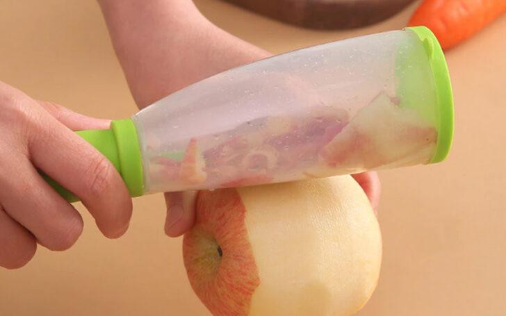 Овощечистка Easy Peeler, горизонтальное лезвие из нержавеющей стали, легкая и удобная Одесса - изображение 3