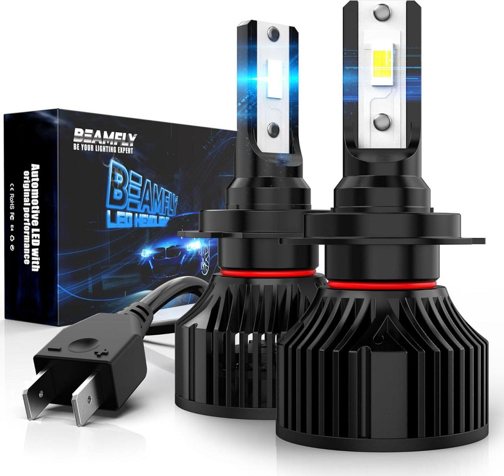 BEAMFLY H11 Светодиодные лампы для головных фар 16000 лм Автомобильные лампы дальнего/ближнего света 100 Вт Днепр - изображение 1