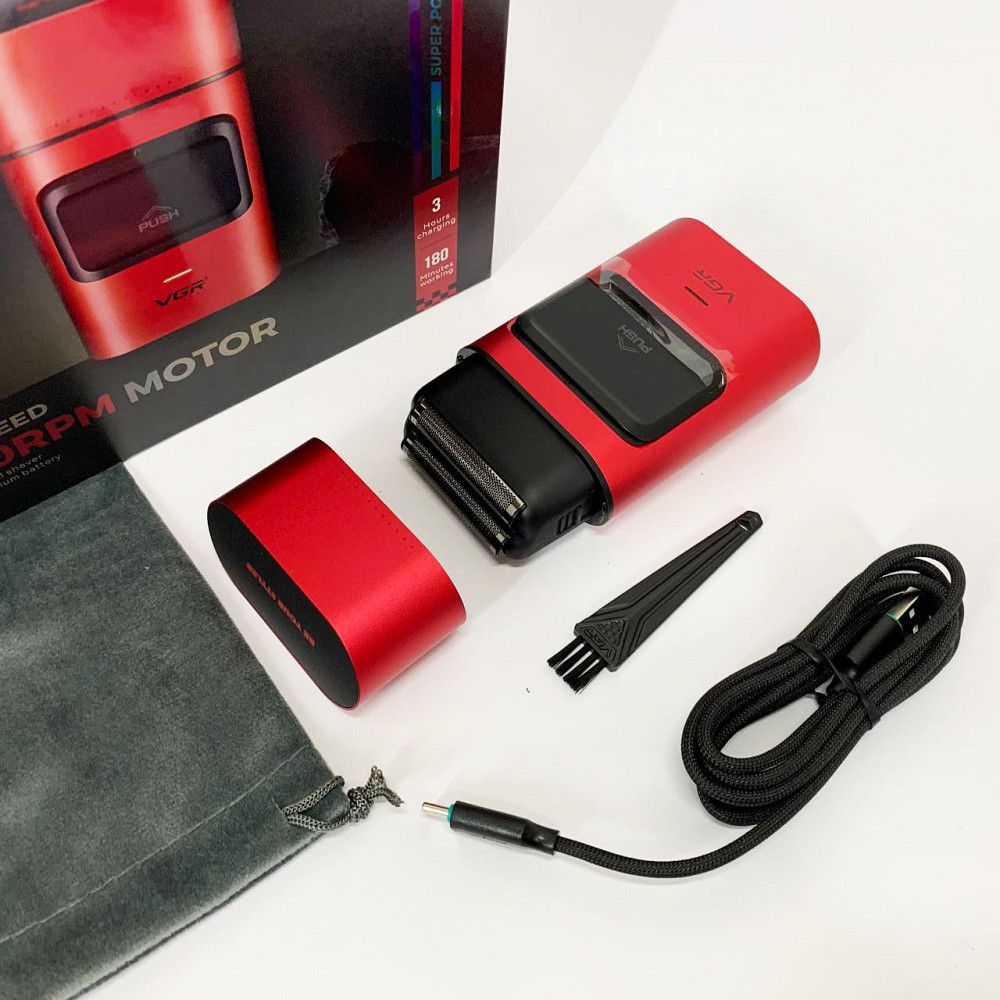 Электробритва для ухода за бородой, Аккумуляторная бритва для бритья головы, Бритвы электрические DB-55 Львов - изображение 8