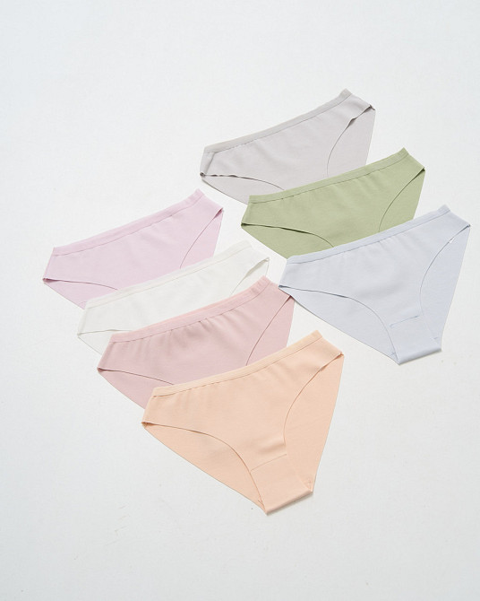 Набір жіночих трусиків-тижневик безшовні-7 шт Nicoletta 713171 Київ - фото 9