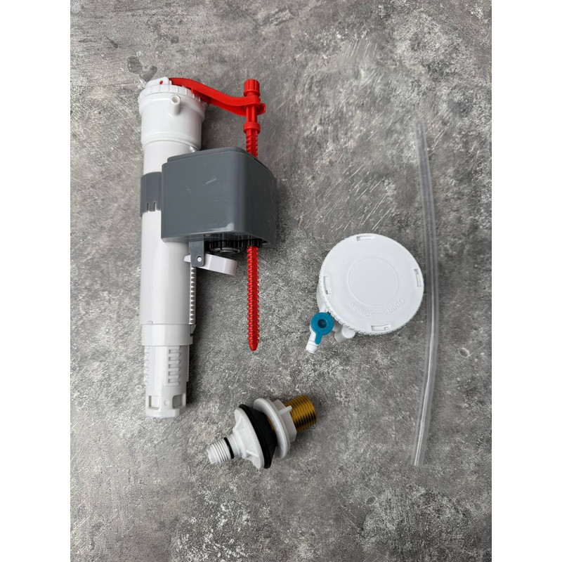 Комплект арматури: KOER KT-0304-3/8" НАПОВНЮВАЛЬНА з УНІВЕРСАЛЬНИМ підведенням + Холдер для освіжаючих пігулок для унітазу, Київ - фото 6