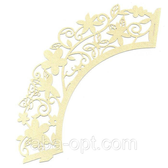 0371 Накладка бумажная декоративна ажурна для маффинов разных цветов (уп 20 шт).Aba-Opt Одесса - изображение 1