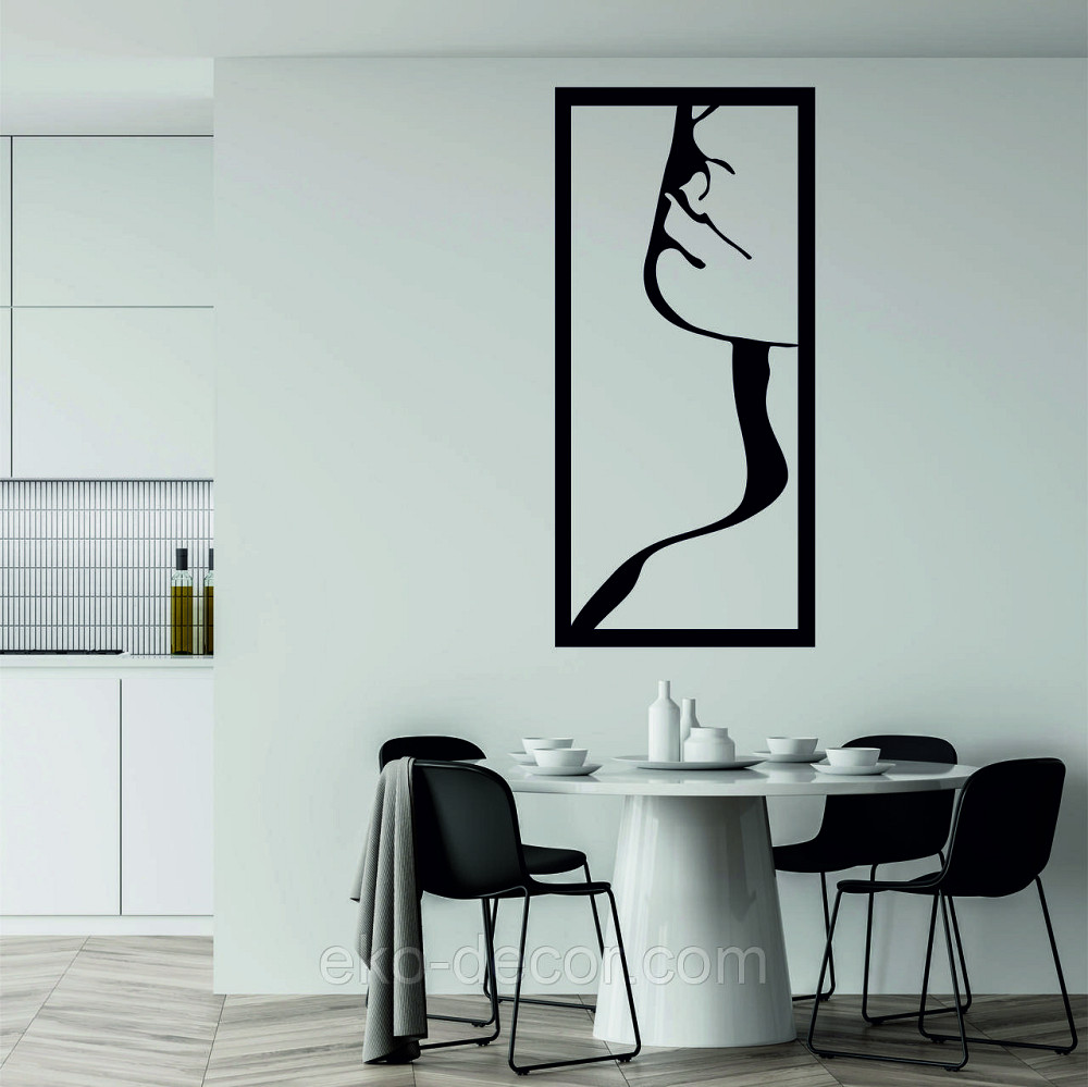 Декоративное настенное Панно «Силуэт женщины», Декор на стену Киев - изображение 1