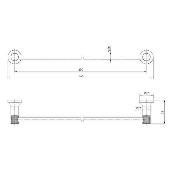 Держатель для полотенец IMPRESE BRENTA хром Киев