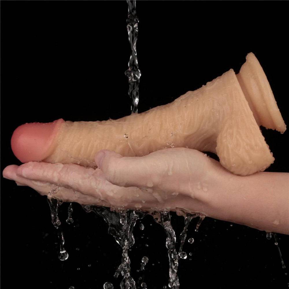 Реалістичний вібратор - Vibrating Power Basics Cock 8.5" Sex Aura Київ - фото 10