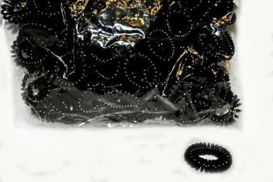 Резинка пружинка черная уп 100 шт Киев